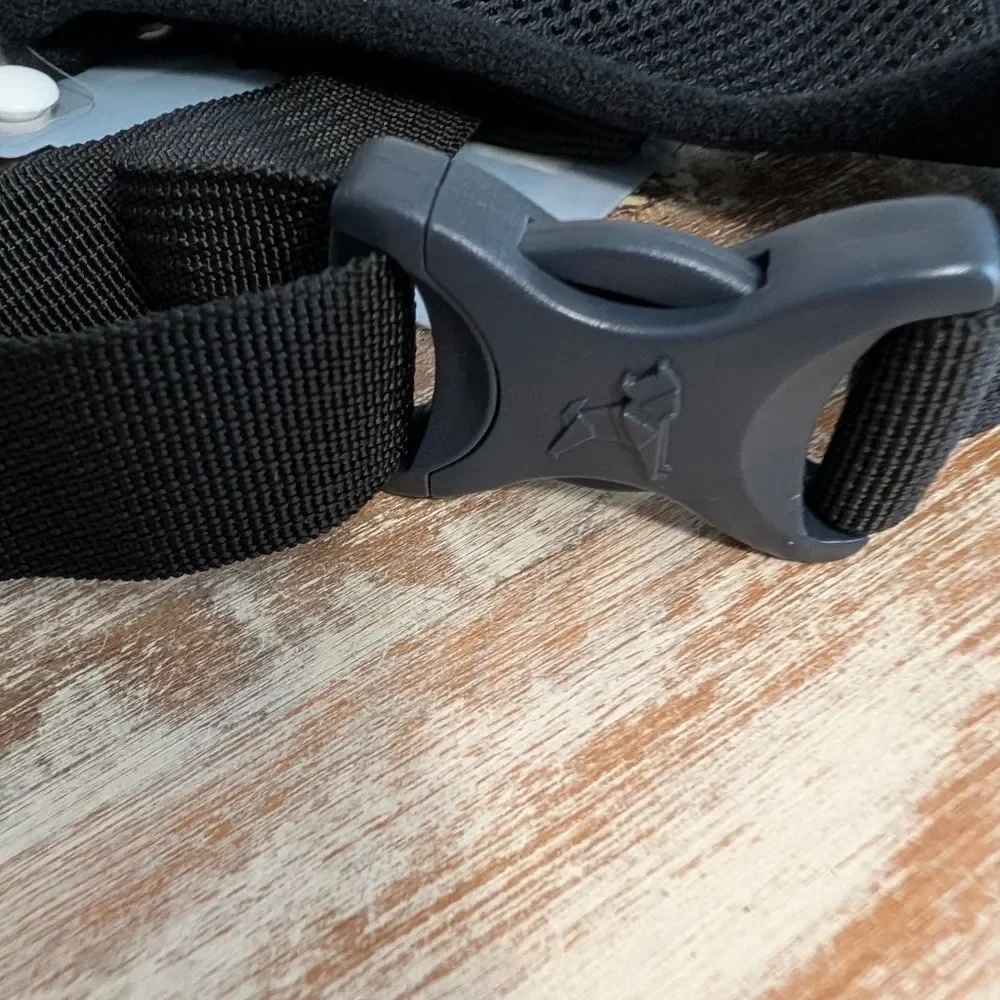 NOC Gooby Black Mesh Dog Harness and Leash